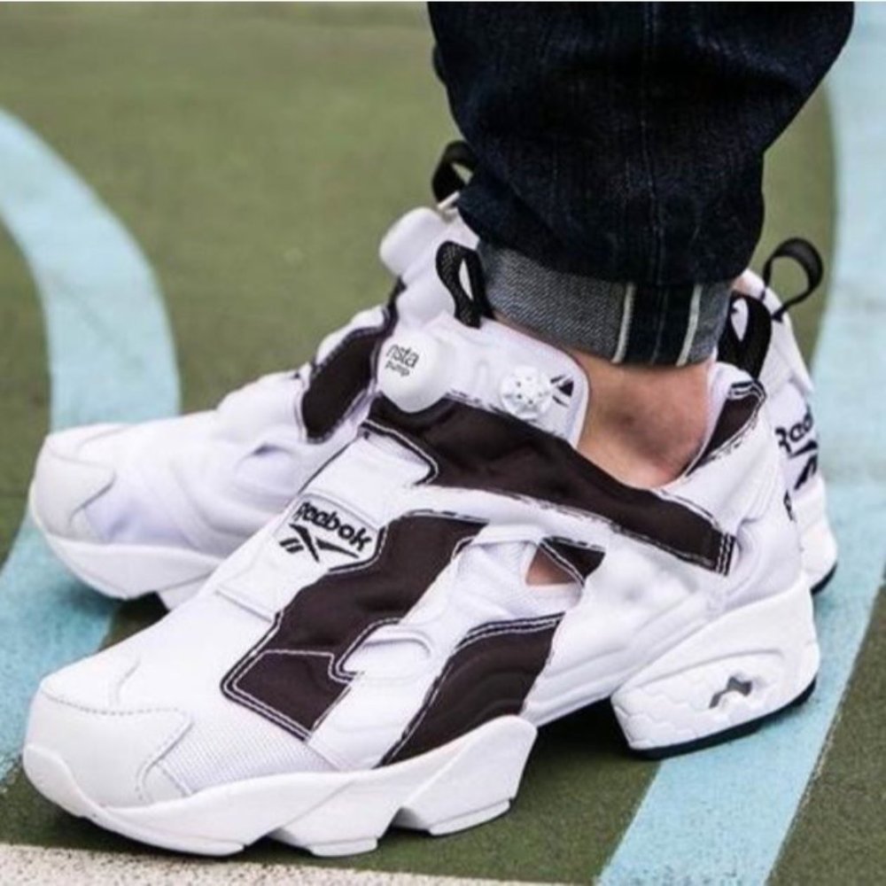 Reebok shoes sneakers Instapump white black